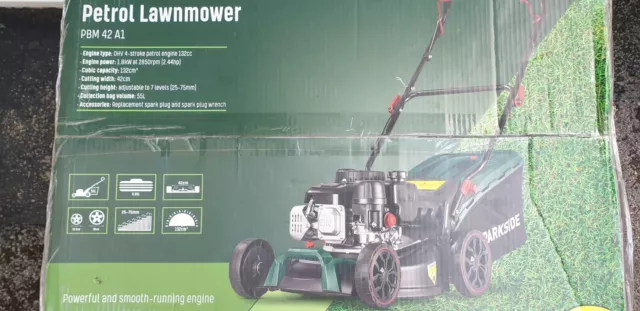 Parkside petrol lawnmower outlet