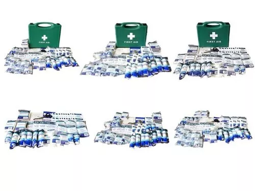 BSI Compliant (BS-8599-1) Small,Medium & Large First Aid Kit Workplace 10,20,50