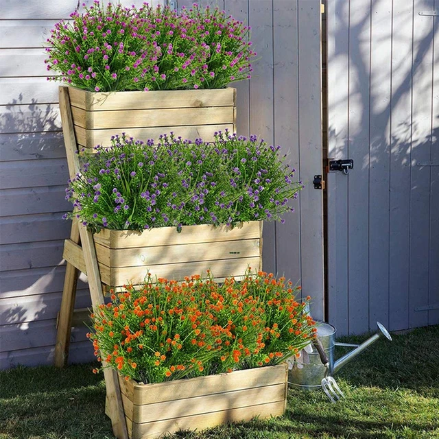 2 Alberi Topiaria Artificiali Per Esterni - Piante Di Bosso Finto, Alti 70 Cm, Per Giardino, Patio, Terrazzo, Senza Manutenzione