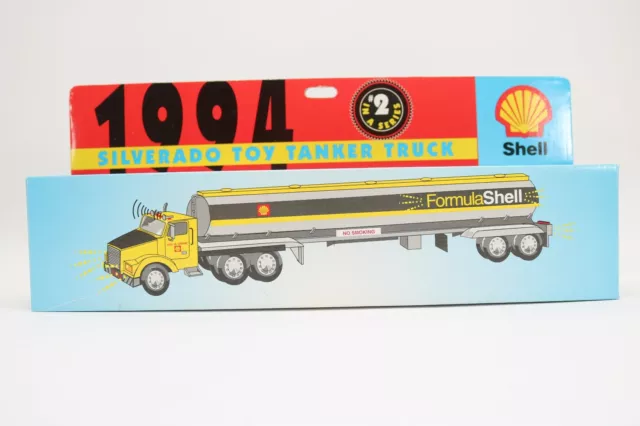 Shell Serius SHELL 1994 SILVERADO Toy Tanker Truck Formula Shell Series Limited ...