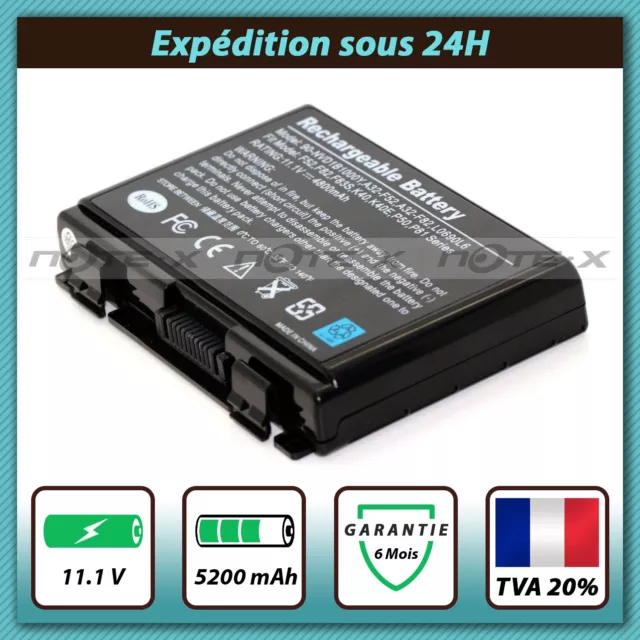 BATTERIE POUR ASUS  Pro5D Pro5DA Pro5DAB Pro5DAD Pro5DAF    11.1V 5200mAh