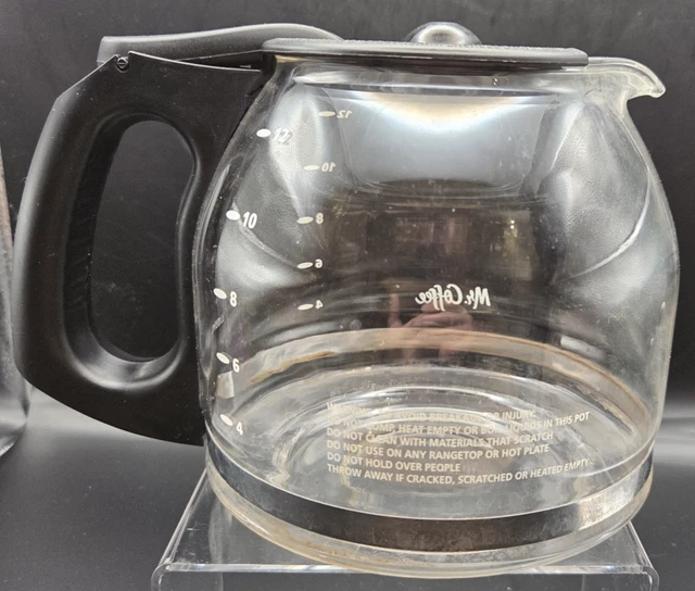 KITCHENAID 12 CUP Glass Coffee Carafe Replacement Black Handle KCM1202  KCM1204 $24.99 - PicClick