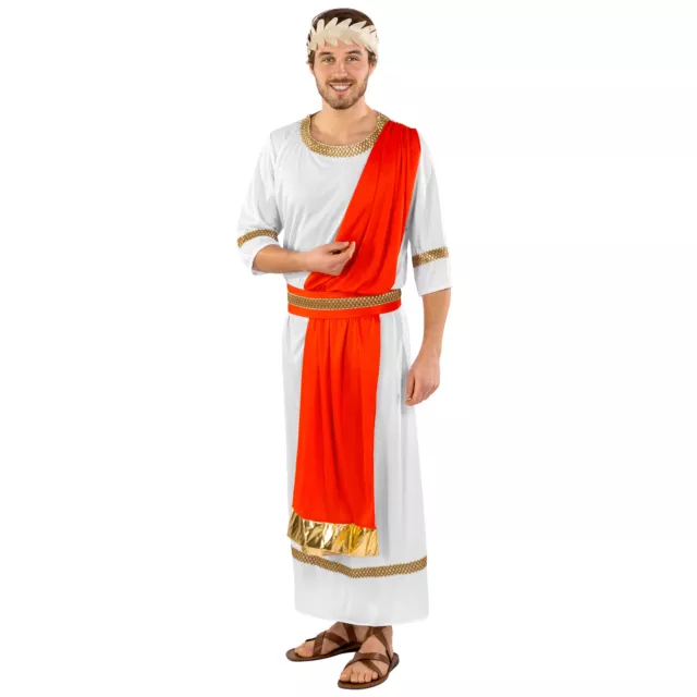 Edles Römer Kostüm Antike Imperator Römerkostüm Rom Caesar Toga Fasching Grieche