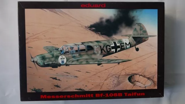 Eduard Messerschmitt Bf-108B Taifun-1:48-8052-Modellflieger-OVP-0202