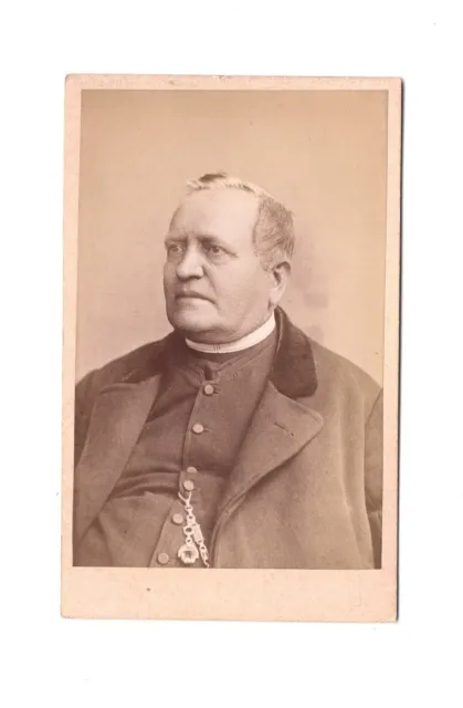 CDV Foto Herrenportrait / Geistlicher - Iglau um 1880
