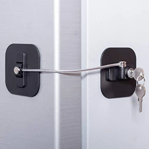 Cerradura de refrigerador, cerradura de nevera con llaves, cerradura de congelador y cerradura de refrigerador para