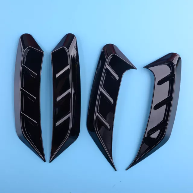 Car Rear & Front Headlight Side Eyebrows Frame Trims Fit For Audi A4 B9 2020