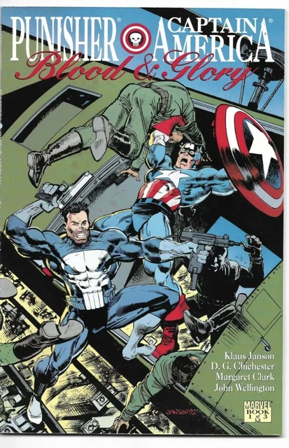 Marvel Punisher Captain America Blood & Glory TPB Book 1 (Oct. 1992) High Grade