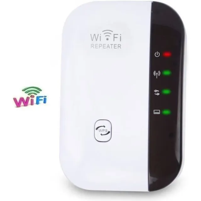 Amplificateur De Signal Repeteur Sans Fil Wireless Internet Booster Wifi 300Mbps