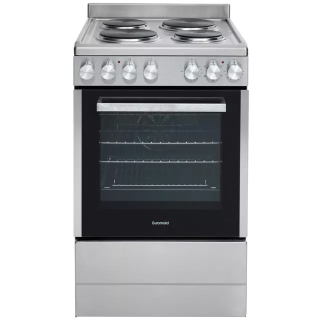 Euromaid 54cm Electric Freestanding Cooker Stainless Steel EFS54FC-SES