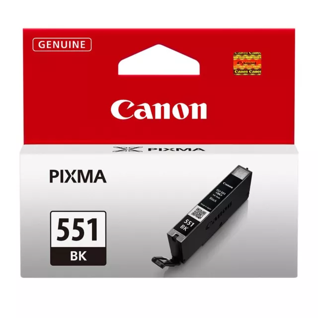 Canon Cli-551 Black Genuine Printer Ink Cartridge