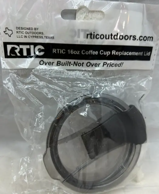 16oz Lid Replacement Twist on for RTIC 16 oz Travel Coffee Cup Tumbler (Right