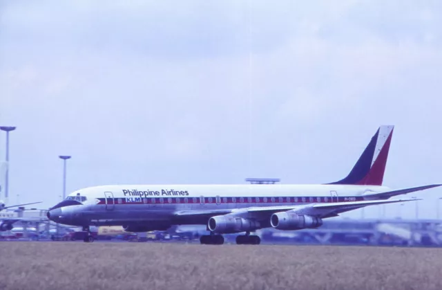 83806  AIRCRAFT SLIDE - Douglas DC-8  -  Philippine Airlines