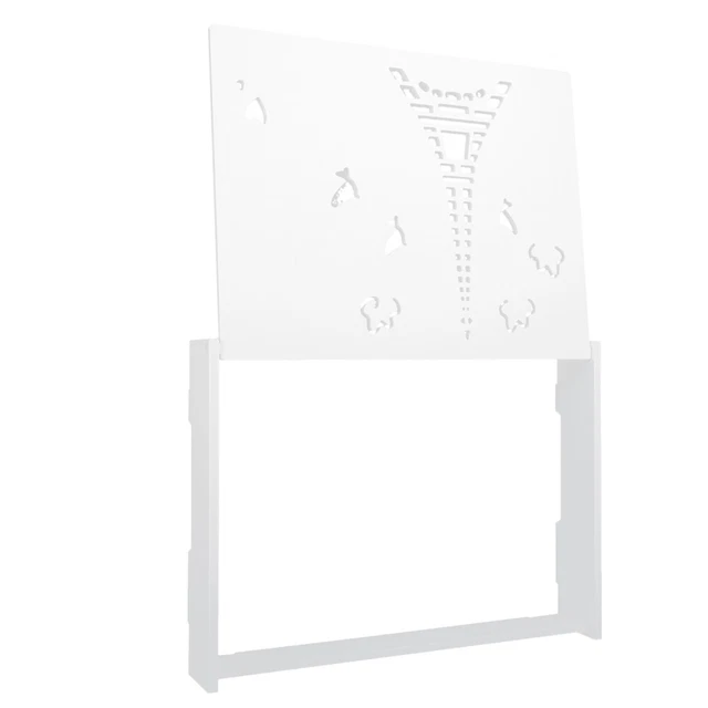 Cajas de distribución de circuitos Eiffer torre caja de distribución plástico 39x28 cm blanco
