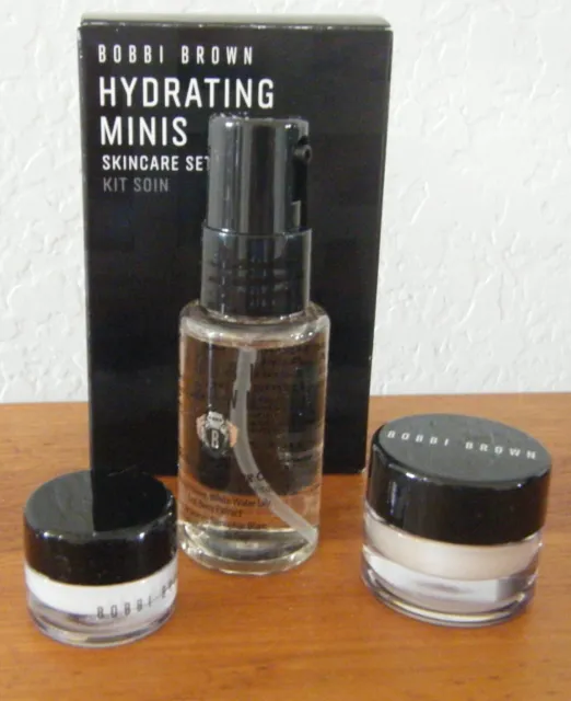 Bobbi Brown Hydrating Minis Skincare Set Soothing Oil Face and Eye Cream