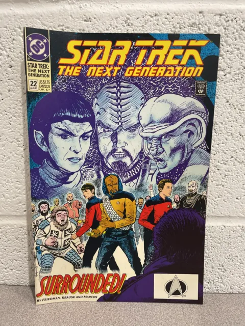 DC Comics Star Trek: The Next Generation #22 (Aug 1991, DC)