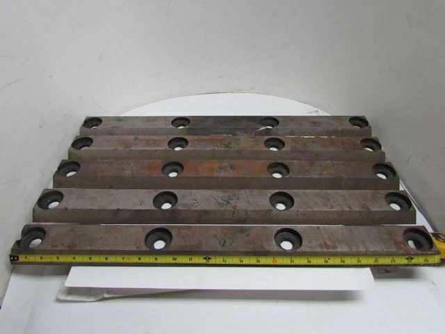 Zenith Cutter K17261 K6 Granulator Bed Knife Blades 4-Hole 26" Set of 5