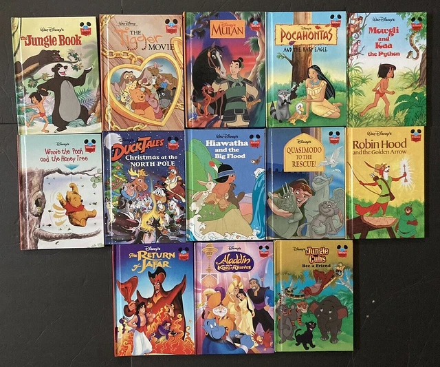 WALT DISNEY GALLERY Books 13 Lot Hardcover Illustrated Childrens