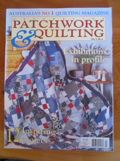 MAGAZINE AUSTRALIAN PATCHWORK & Quilting Vol. 8 No. 8 Great **** Must ...
