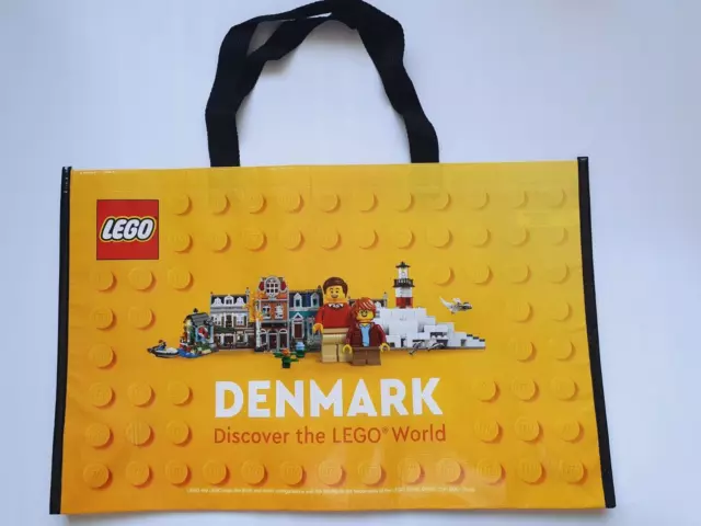 Discover LEGO World Denmark Tote Bag Reusable Shopping Tote Bag 50x32cm