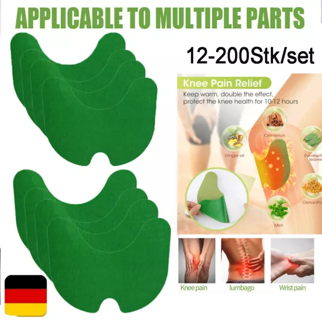 12-120 Kniegelenk Schmerzlinderung Patch Pflaster Arthritis Wermut Kniepflaster