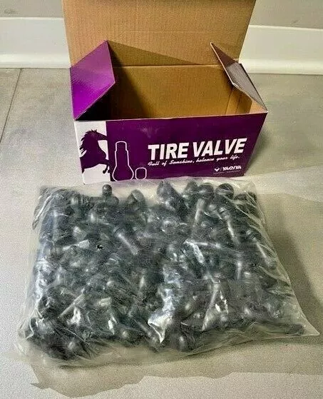 100 Valvole Tubeless TR413 ideale per cerchio in Lega o ferro  AUTO E MOTO *ITA*