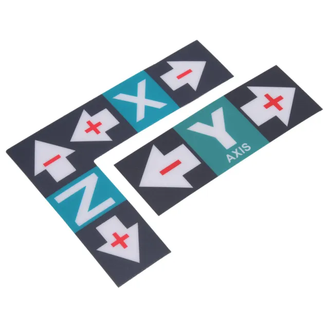 1 Sets Label Sticker Plastic XYZ Marker Professional For Engraving Machine☆