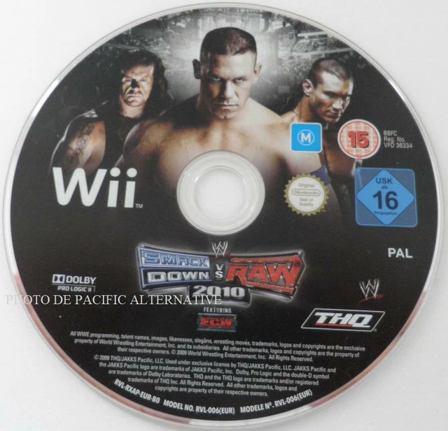 Jeu PSP THQ WWE Smackdown vs Raw 2010