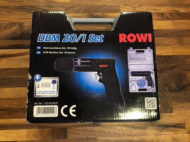 Rowi DBM 20/1 Set - Bohrmaschinen-Set , 20-teilig - Neu + OVP