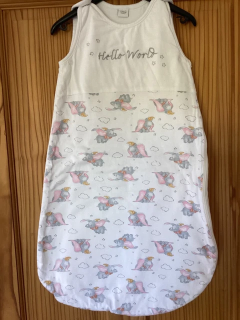 Disney Dumbo Elefant Frühling & Sommer Schlafsack 1,5 Tog 12-18 Monate