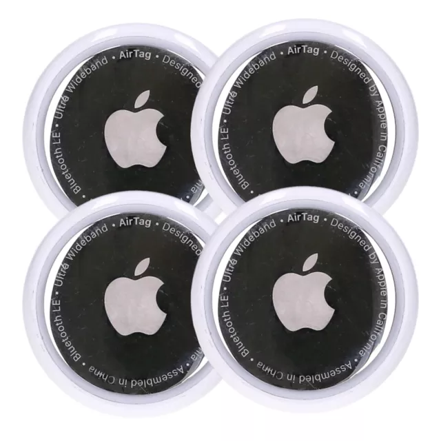 Apple AirTag Bluetooth Silber Weiß (4er Pack) sehr gut