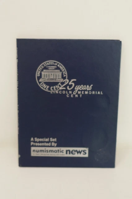 Numismatic News 25th Anniversary Lincoln Memorial Set Collection 1959-1984