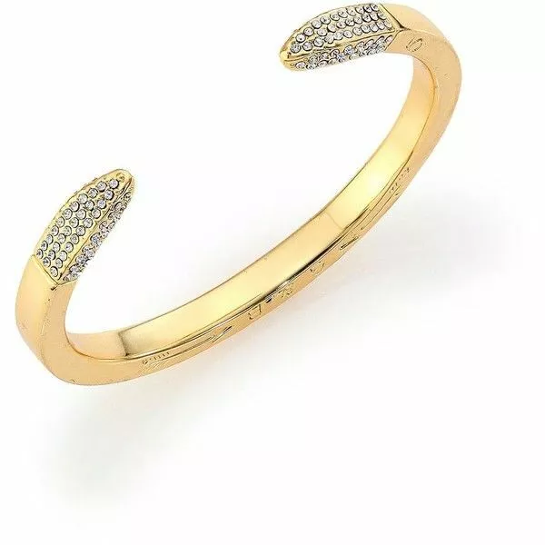 GILES & BROTHER Pavé Crystal Double Spike Cuff