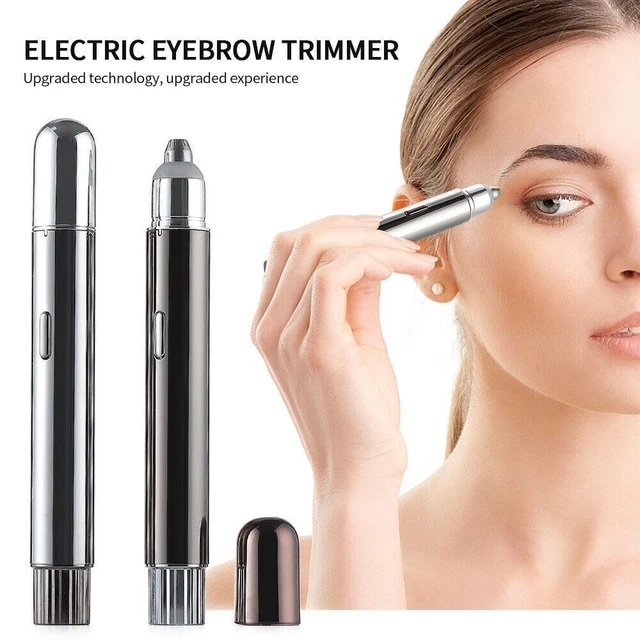 Womens Flawless Brows Facial Hair Remover Electric Eyebrow Trimmer Epilator Tool