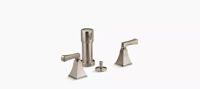 Kohler MEMOIRS VERTICAL SPRAY BIDET FAUCET Vibrant BRUSHED BRONZE 470-4V-BV