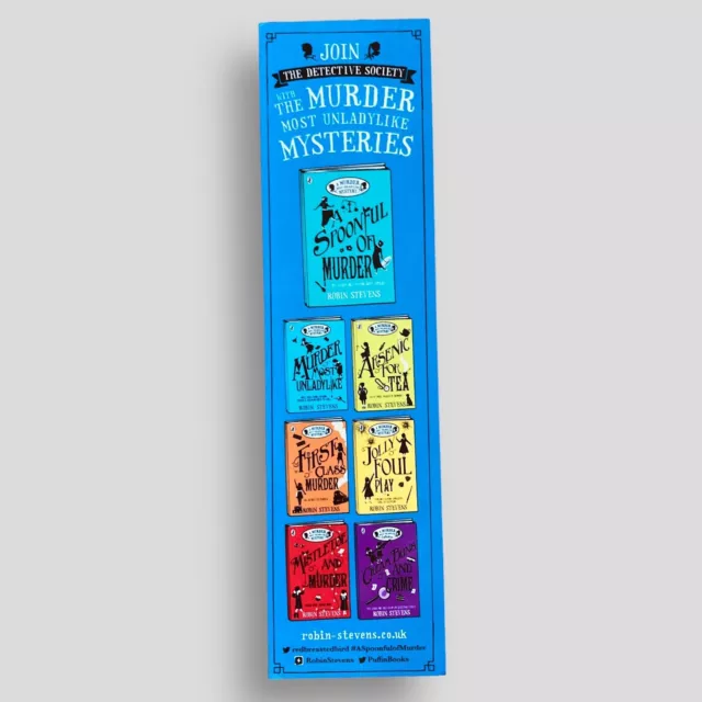 The Detective Society PROMOTIONAL BOOKMARK Collectible