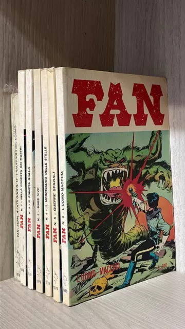 Fan Edifumetto Serie Completa 1-6 + Supplemento I Naufraghi Del Cosmo -Frollo-