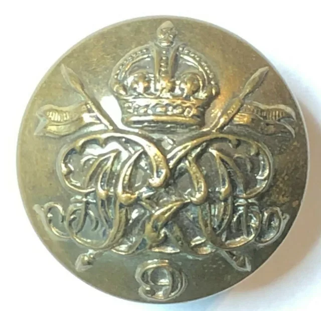 WW1 9th Royal Lancers Button Firmin London 22 mm