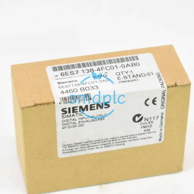New Siemens 6ES7138-4FC01-0AB0 SIMATIC DP electronic module GN