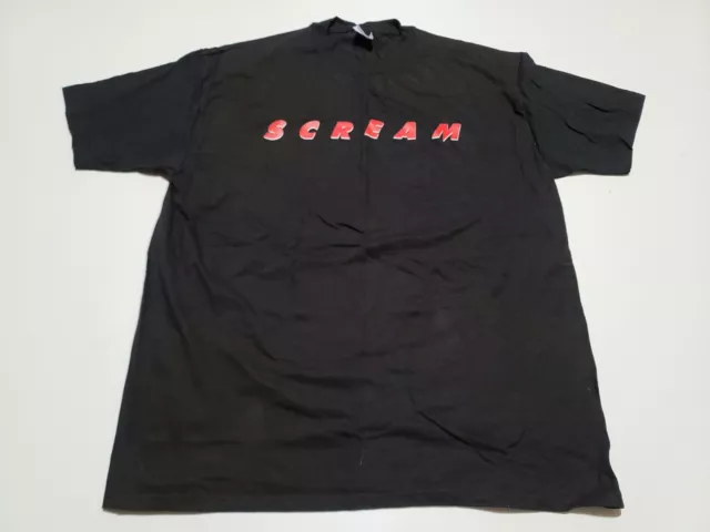 Vtg Original SCREAM 90's Movie Promo T-Shirt HANES BEEFY Large NWT Made in USA