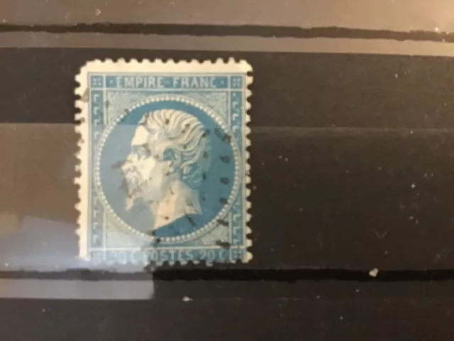 Lot 61 timbre de France type Napoleon III n°22 obl ?