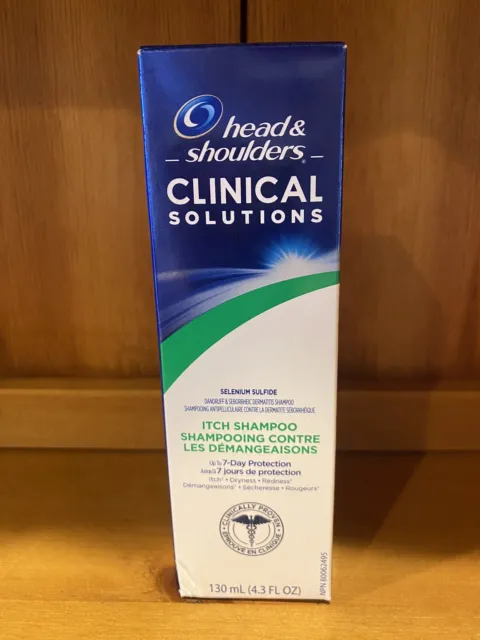 Head & Shoulders Clinical Solutions Itch Shampoo 4.3 Fl Oz Exp 11/2020