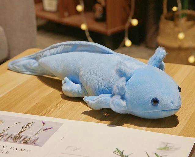 BLUE AXOLOTL AMBYSTOMA 17 Inch Stuffed Animal Plush Toys Pillow Kids