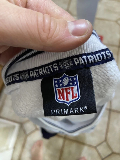 Felpa da uomo bianca New England Patriots NFL taglia XL 7