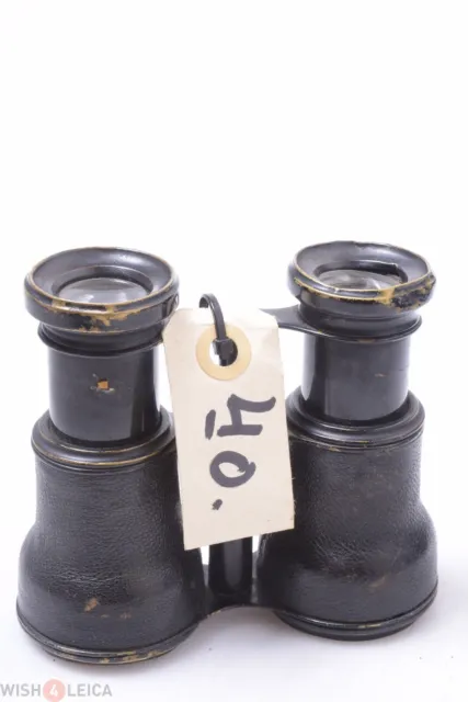 ✅ Binoculars Double Telescope German French English? Very Nice Antique Med. Size