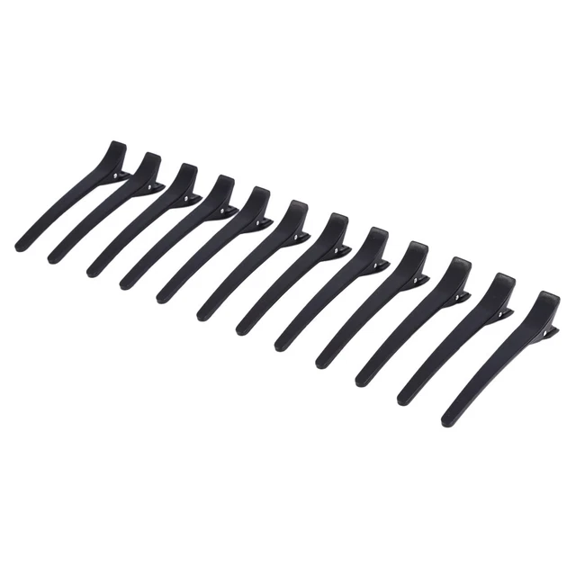 12Pcs/Set Hair Clips For Hair Care Clip Anti-Slip Ergonomic Professional Duck