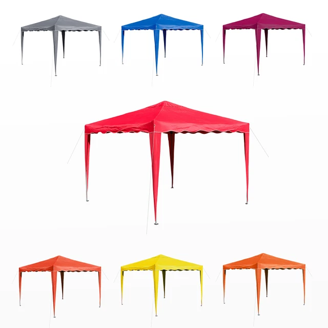 Alu / Metall Faltpavillon Pavillon Gartenzelt 3x3 m Meter verschiedene Farben