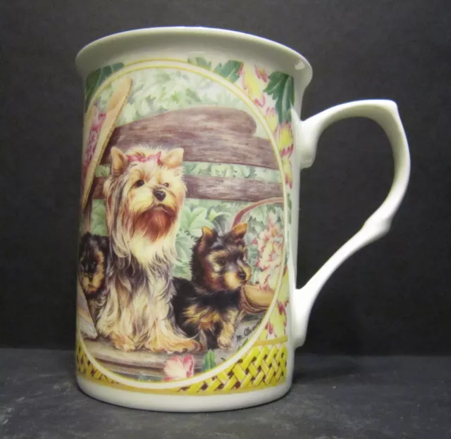 Yorkshire Terrier Dog By Mellor Fine Bone China Mug Cup Beaker