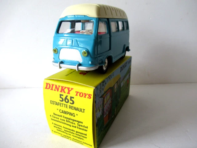 Dinky Toys France N°565 – Renault Estafette Camping-car – 1/43 – Bleu