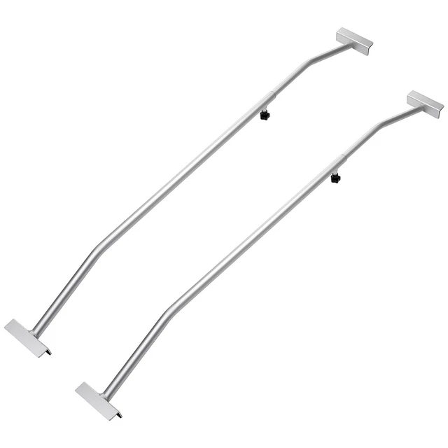 The Drive 2x Flachplanenbügel Aluminium – Verstellbar 134–204 Cm, U-Profil, Für Anhänger, Gegen Einsacken Der Plane